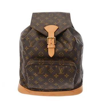 ルイ ヴィトン モノグラム モンスリ GM ブラウン M51135 モノグラムキャンバス レディース バッグ 【中古】【bag】