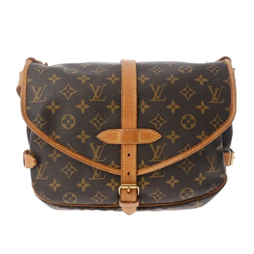 ルイ ヴィトン モノグラム ソミュール 30 ブラウン M42256 モノグラムキャンバス レディース バッグ 【中古】【bag】