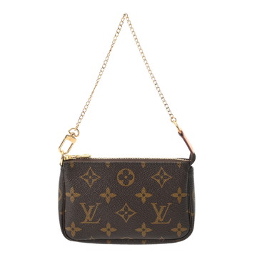 ルイ ヴィトン モノグラム ミニポシェットアクセソワール ブラウン M58009 モノグラムキャンバス レディース 【中古】【bag】