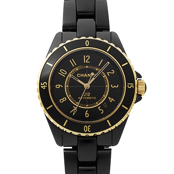 シャネル J12 キャリバー 12.1 38MM H9541 ブラックラッカー メンズ 時計 【中古】【wristwatch】