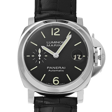 パネライ ルミノール マリーナ PAM01048 ブラック メンズ 時計 【中古】【wristwatch】