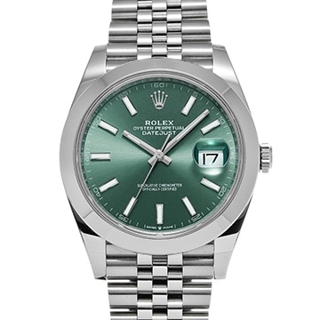 ロレックス デイトジャスト 41 126300 ミントグリーン メンズ 時計 【新品】【wristwatch】