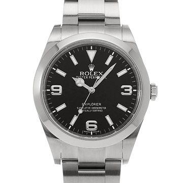 ロレックス エクスプローラー 214270 ブラック メンズ 時計 【中古】【wristwatch】