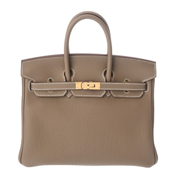 エルメス バーキン 25 エトゥープ トゴ レディース バッグ 【中古】【bag】