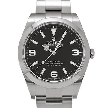 ロレックス エクスプローラー 214270 ブラック メンズ 時計 【中古】【wristwatch】