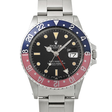ロレックス GMTマスター 16750 ブラック メンズ 時計 【中古】【wristwatch】