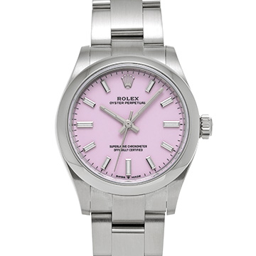 ロレックス オイスターパーペチュアル 31 277200 キャンディピンク ユニセックス 時計 【中古】【wristwatch】