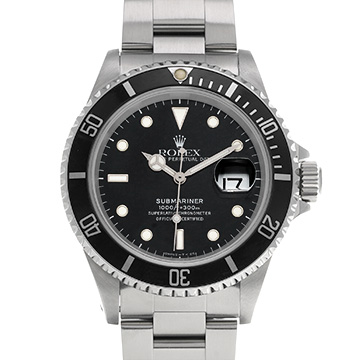 ロレックス サブマリーナ デイト 16610 ブラック メンズ 時計 【中古】【wristwatch】