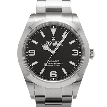 ロレックス エクスプローラー 214270 ブラック メンズ 時計 【中古】【wristwatch】
