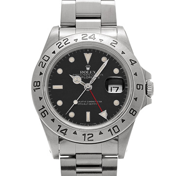 ロレックス エクスプローラーII 16570 ブラック メンズ 時計 【中古】【wristwatch】