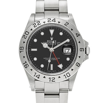 ロレックス エクスプローラーII 16570 ブラック メンズ 時計 【中古】【wristwatch】