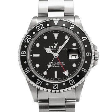 ロレックス GMTマスターII 16710 ブラック メンズ 時計 【中古】【wristwatch】