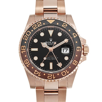 ロレックス GMTマスターII 126715CHNR ブラック メンズ 時計 【中古】【wristwatch】