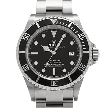 ロレックス シードゥエラー 16600 ブラック メンズ 時計 【中古】【wristwatch】