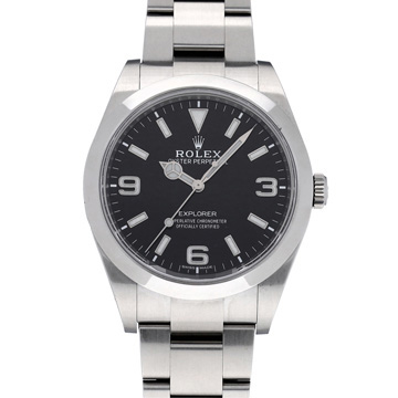 ロレックス エクスプローラー 214270 ブラック メンズ 時計 【中古】【wristwatch】