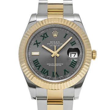 ロレックス デイトジャストII 116333 グレー メンズ 時計 【中古】【wristwatch】