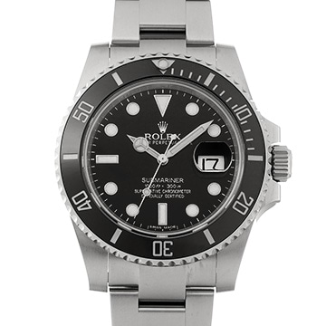 ロレックス サブマリーナ デイト 116610LN ブラック メンズ 時計 【中古】【wristwatch】