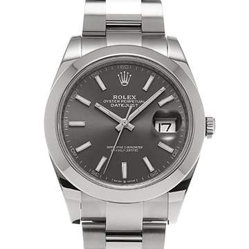 ロレックス デイトジャスト 41 126300 スレート メンズ 時計 【中古】【wristwatch】