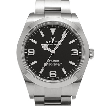 ロレックス エクスプローラー 214270 ブラック メンズ 時計 【中古】【wristwatch】