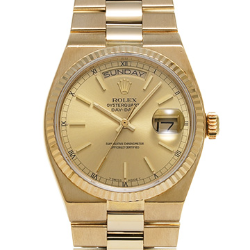 ロレックス デイデイト クォーツ 19018 シャンパン メンズ 時計 【中古】【wristwatch】