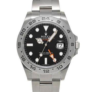 ロレックス エクスプローラーII 216570 ブラック メンズ 時計 【中古】【wristwatch】