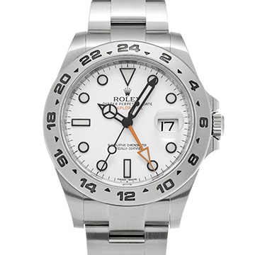 ロレックス エクスプローラーII 216570 ホワイト メンズ 時計 【中古】【wristwatch】