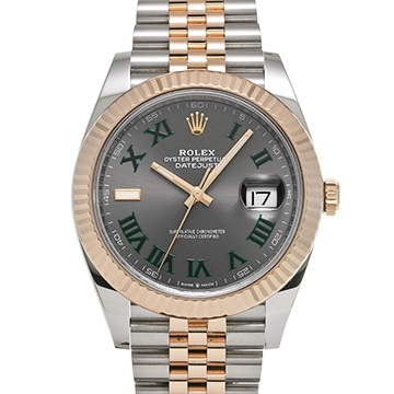 ロレックス デイトジャスト 41 126331 スレート メンズ 時計 【中古】【wristwatch】