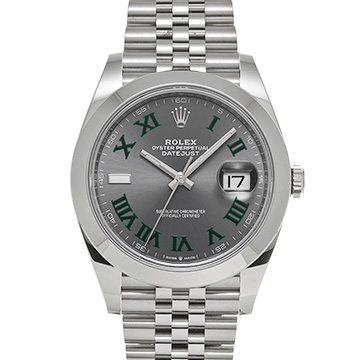 ロレックス デイトジャスト 41 126300 スレートグレー メンズ 時計 【中古】【wristwatch】