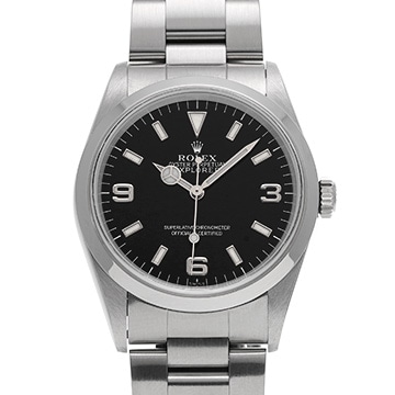 ロレックス エクスプローラー 14270 ブラック メンズ 時計 【中古】【wristwatch】