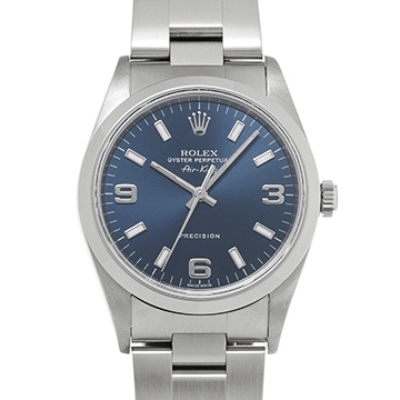 ロレックス エアキング 14000M ブルー メンズ 時計 【中古】【wristwatch】