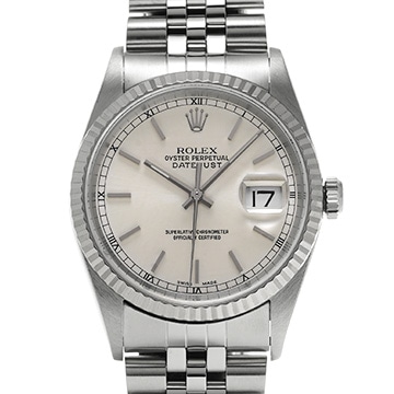 ロレックス デイトジャスト 16234 シルバー メンズ 時計 【中古】【wristwatch】