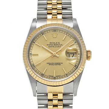 ロレックス デイトジャスト 16233 シャンパン メンズ 時計 【中古】【wristwatch】