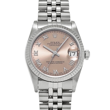 ロレックス デイトジャスト 68274 ピンク ユニセックス 時計 【中古】【wristwatch】