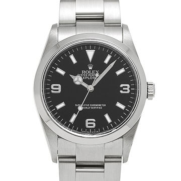 ロレックス エクスプローラー 114270 ブラック メンズ 時計 【中古】【wristwatch】