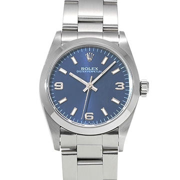 ロレックス オイスターパーペチュアル 67480 ブルー ユニセックス 時計 【中古】【wristwatch】