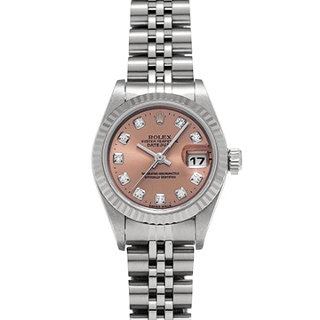 ロレックス デイトジャスト 79174G ピンク/ダイヤモンド レディース 時計 【中古】【wristwatch】