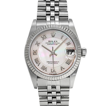 ロレックス デイトジャスト 78274 ピンクシェル ユニセックス 時計 【中古】【wristwatch】