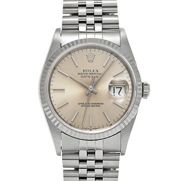 ロレックス デイトジャスト 16234 シルバー メンズ 時計 【中古】【wristwatch】