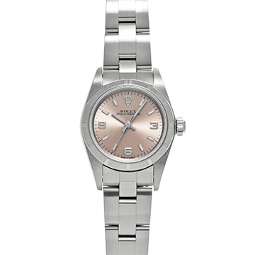 ロレックス オイスターパーペチュアル 76030 ピンク レディース 時計 【中古】【wristwatch】