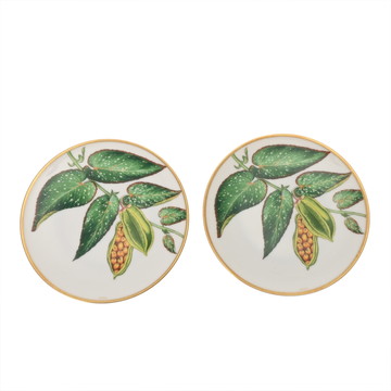 エルメス パンプレート パシフォリア セット マルチカラー ポーセリン ユニセックス 【未使用】【other】