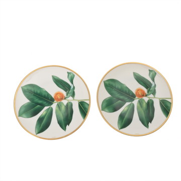 エルメス パンプレート No.2 パシフォリア セット マルチカラー ポーセリン ユニセックス 【中古】【other】