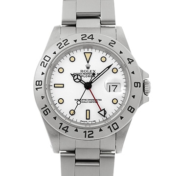 ロレックス エクスプローラーII 16570 ホワイト メンズ 時計 【中古】【wristwatch】