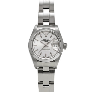 ロレックス オイスターパーペチュアル デイト 79160 シルバー レディース 時計 【中古】【wristwatch】