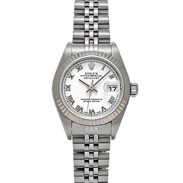 ロレックス デイトジャスト 79174 ホワイト レディース 時計 【中古】【wristwatch】
