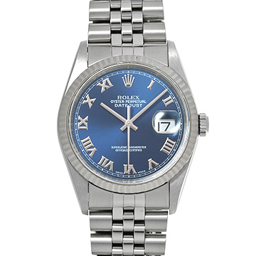 ロレックス デイトジャスト 16234 ブルー メンズ 時計 【中古】【wristwatch】