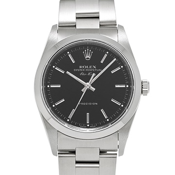 ロレックス エアキング 14000M ブラック メンズ 時計 【中古】【wristwatch】