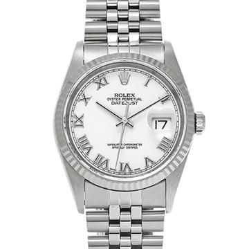 ロレックス デイトジャスト 16234 ホワイト メンズ 時計 【中古】【wristwatch】