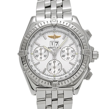 ブライトリング クロスウィンド スペシャル A44355 ホワイト メンズ 時計 【中古】【wristwatch】