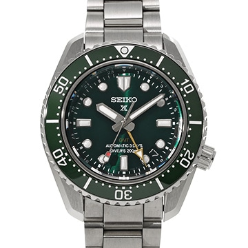 セイコー プロスペックス ダイバースキューバ 1968 メカニカルダイバーズ 現代デザイン GMT SBEJ009 グリーン メンズ 時計 【中古】【wristwatch】