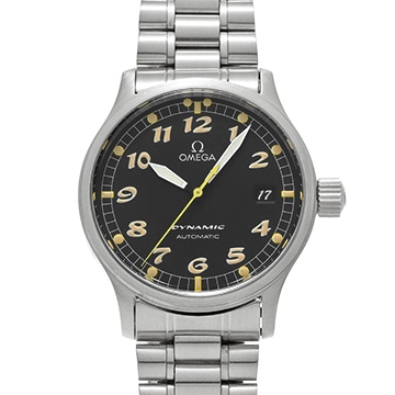 オメガ ダイナミック 5200.50 ブラック メンズ 時計 【中古】【wristwatch】
